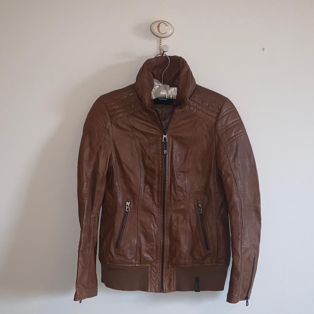 Rudsak Cohiba Brown Leather Jacket